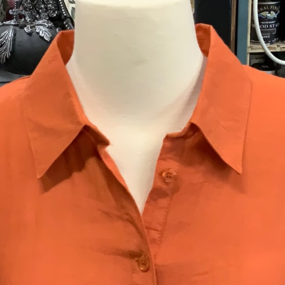 0019 Umgee Oversized Boho Button-Down Tunic Top; … - image 6